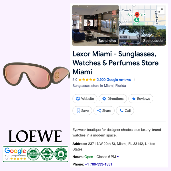 Loewe LW40108I 0096C ACETATE SUNGLASSES