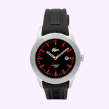 Front View Lacoste LC2010414 Sportswear Advantage Black Dial Men Watches Lexor Miami