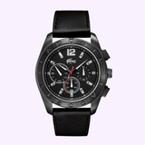 Front View Lacoste LC2010609 Panama Black Dial Black Nylon Strap Men Watches Lexor Miami