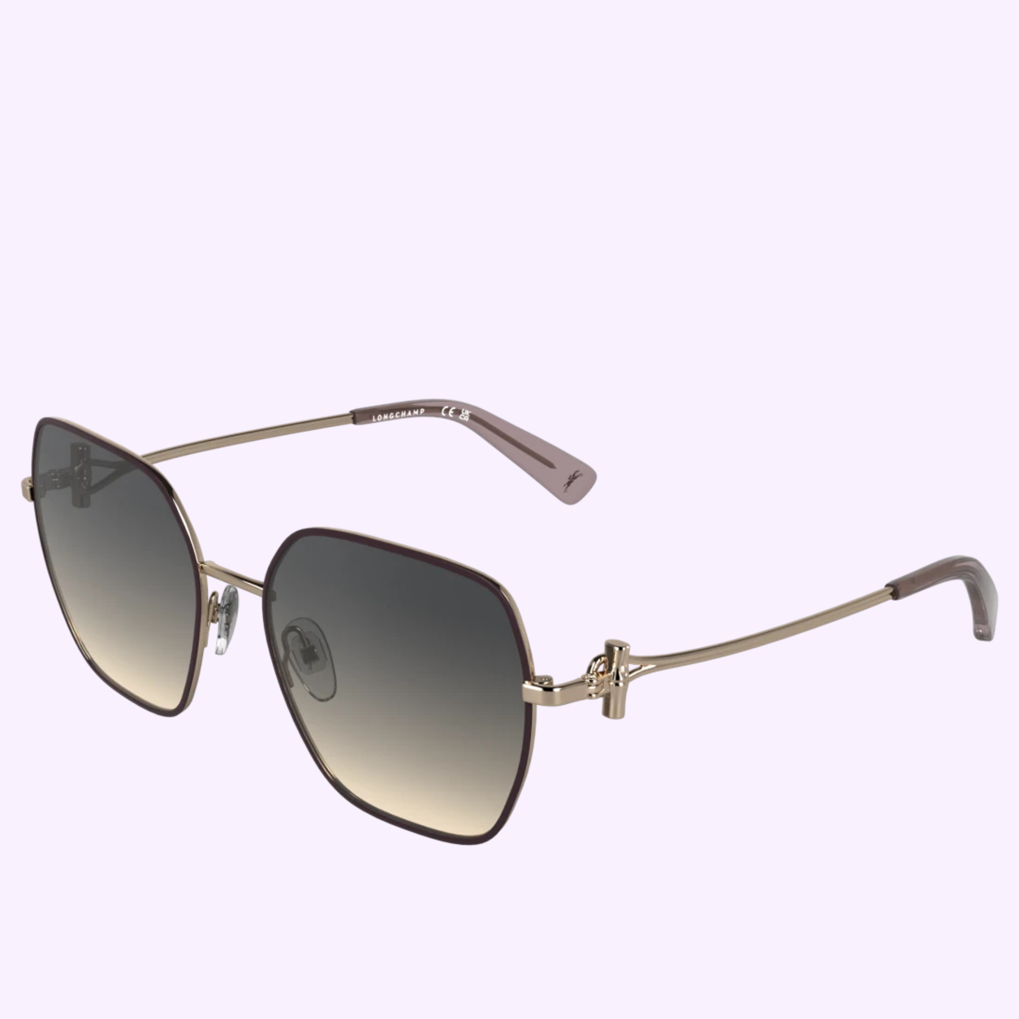 Angle View Lacoste Sunglasses LO190S 5618-773