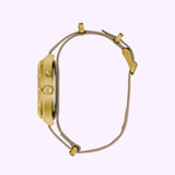 Bulova Taupe Dial Nylon Strap Light Up Carevelle  44C113 Watches 042429606319