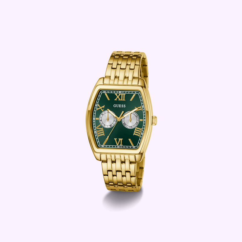 Guess GW0975G2  Mens Gold Tone Multi-function upc:091661580505