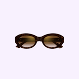 Cartier Sunglasses CT0588S-002 Havana Brown 53 Woman
