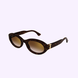 Cartier Sunglasses CT0588S-002 Havana Brown 53 Woman