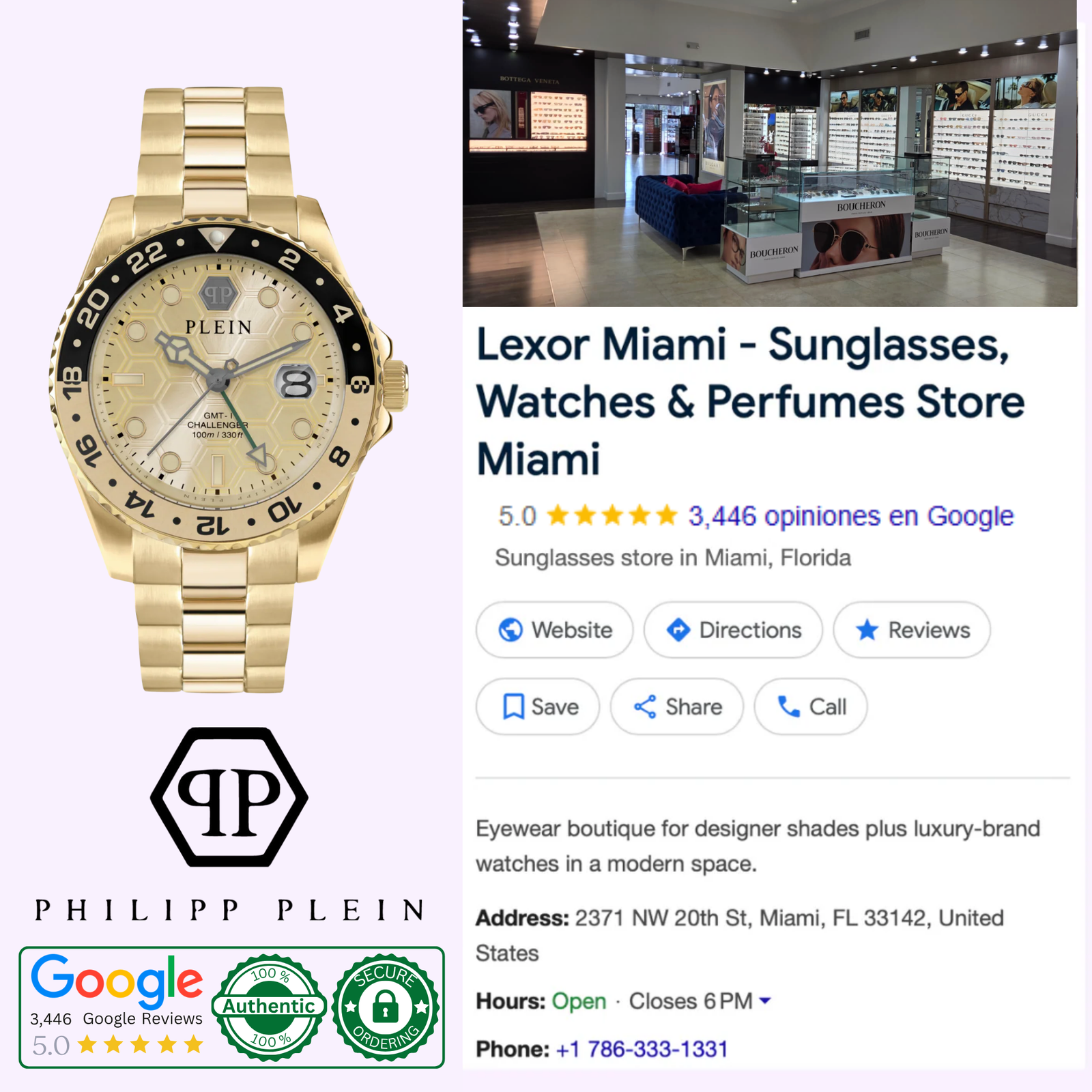 PHILIPP PLEIN PWYBA0423 GMT-I Challenger Bracelet Man Watch