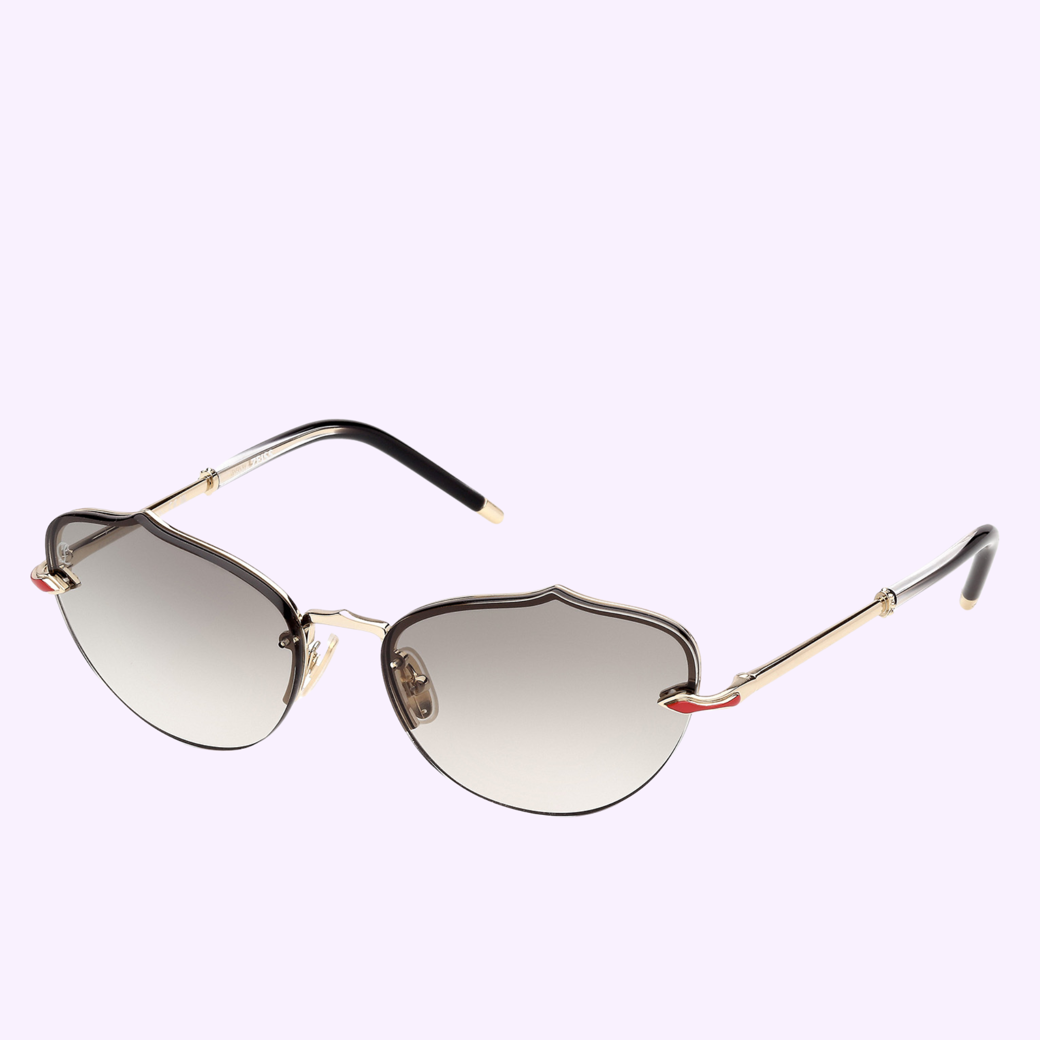 Angle View Louboutin Sunglasses LB0035 5932B