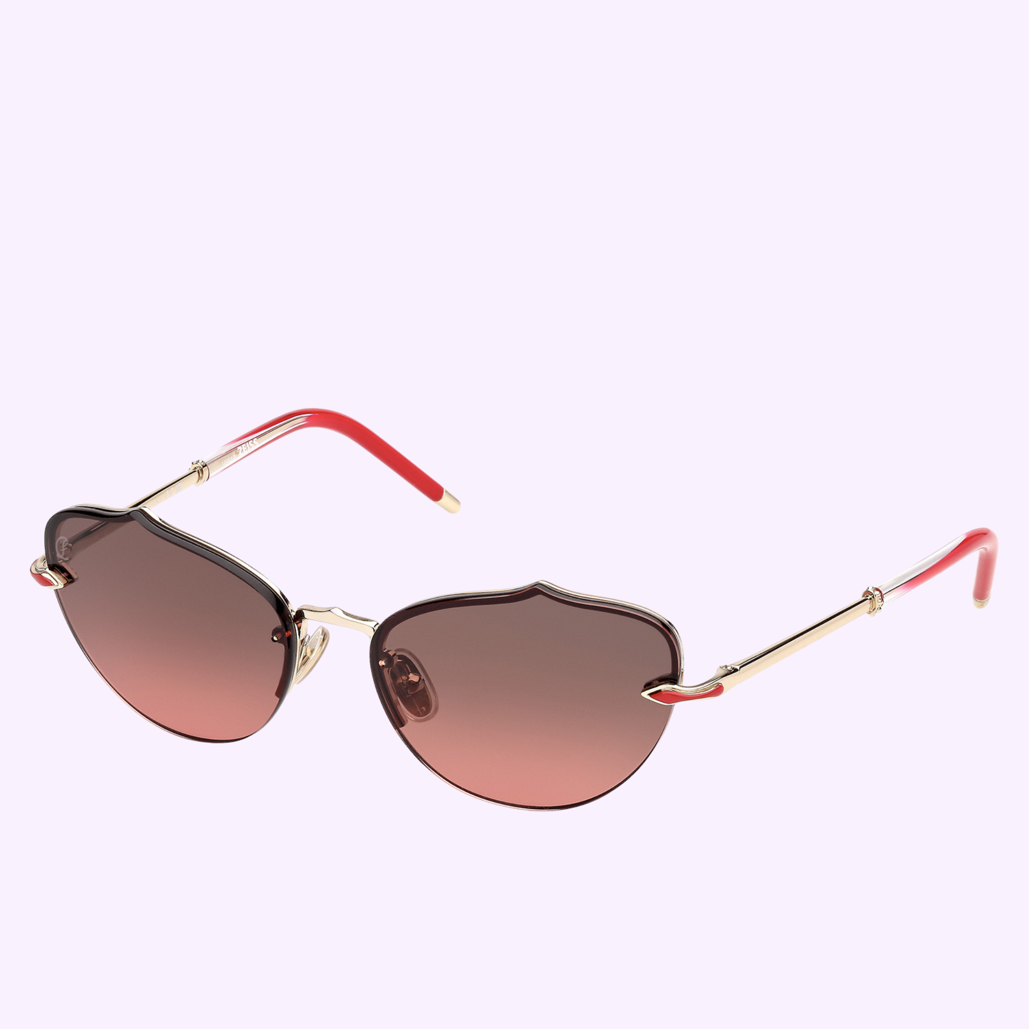Angle View Louboutin Sunglasses LB0035 5932C