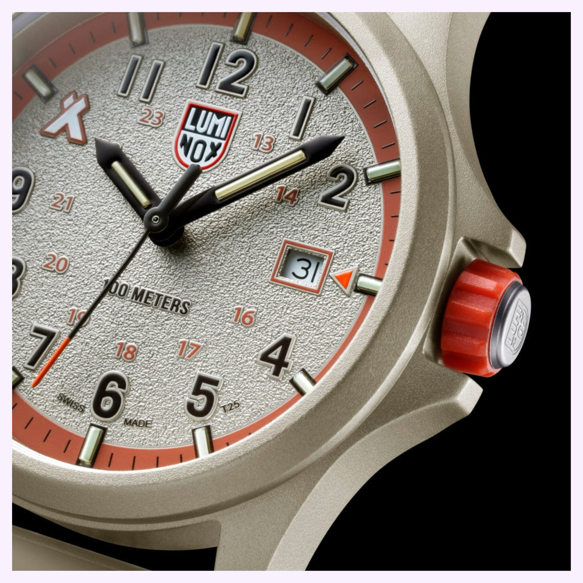 CloseUp View Luminox Watches Bear Grylls Survival Land 3710 Series 3500 XB.3717