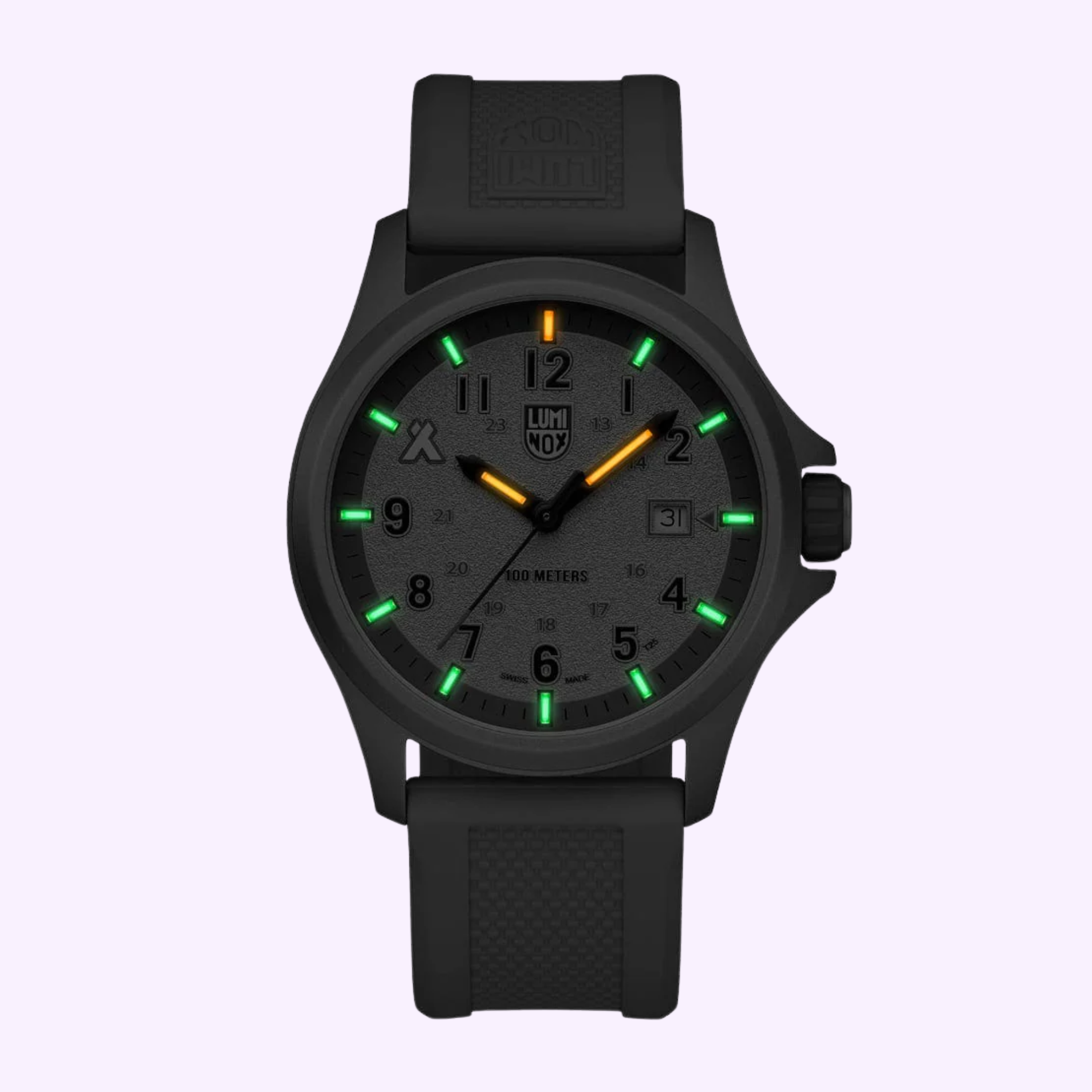 Front View 2 Luminox Watches Bear Grylls Survival Land 3710 Series 3500 XB.3717