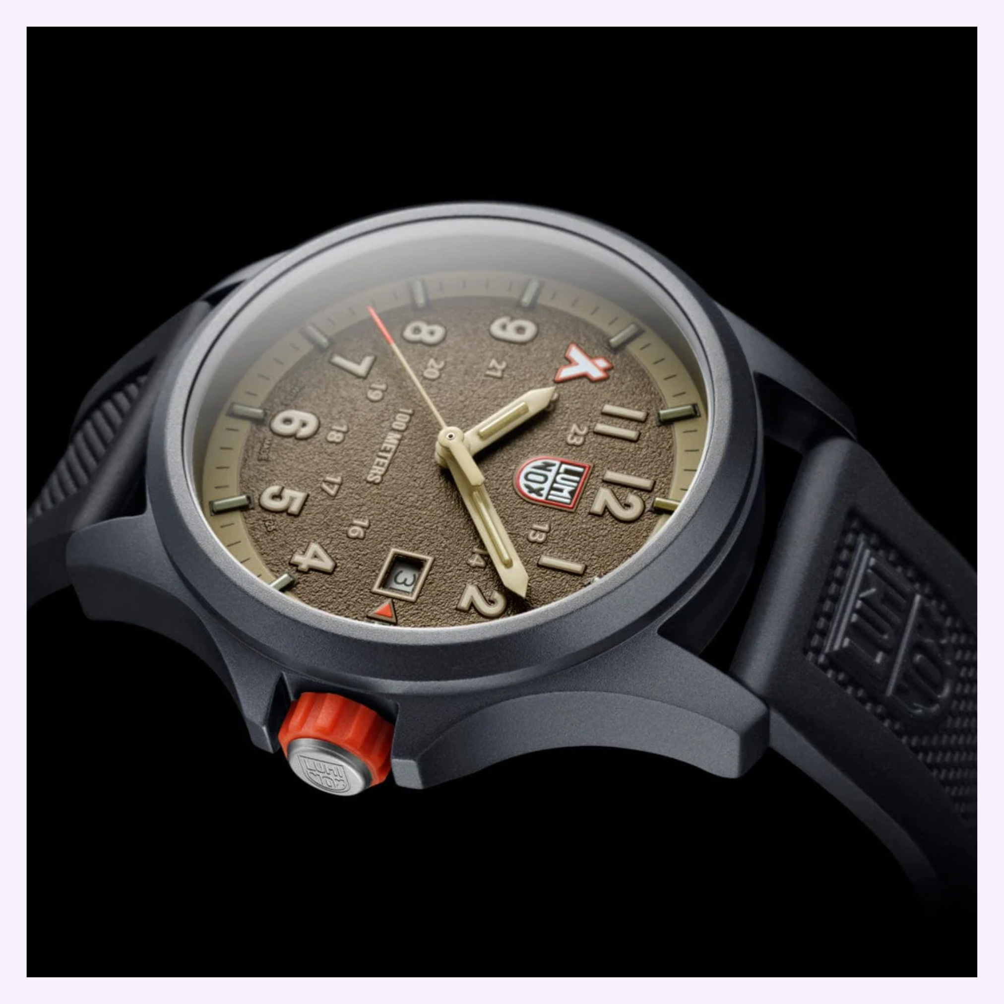Angle View 2 Luminox Watches Bear Grylls Survival Land 3710 Series XB.3716