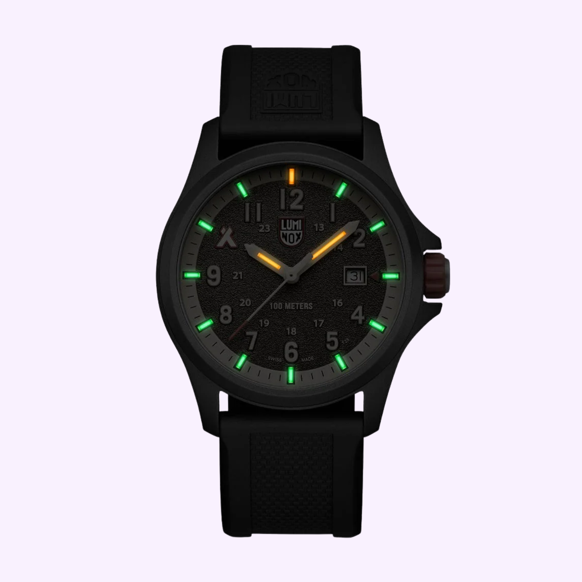 Front View 4 Luminox Watches Bear Grylls Survival Land 3710 Series XB.3716