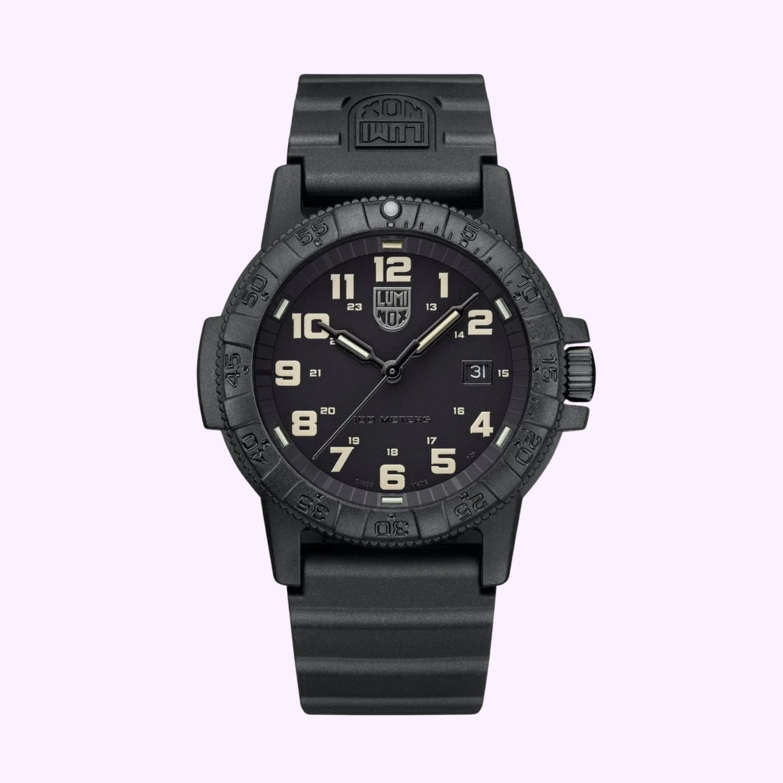 LUMINOX クロノグラフ ブラックレザー LUMINOX クロノグラフ ブラックレザー - メルカリ