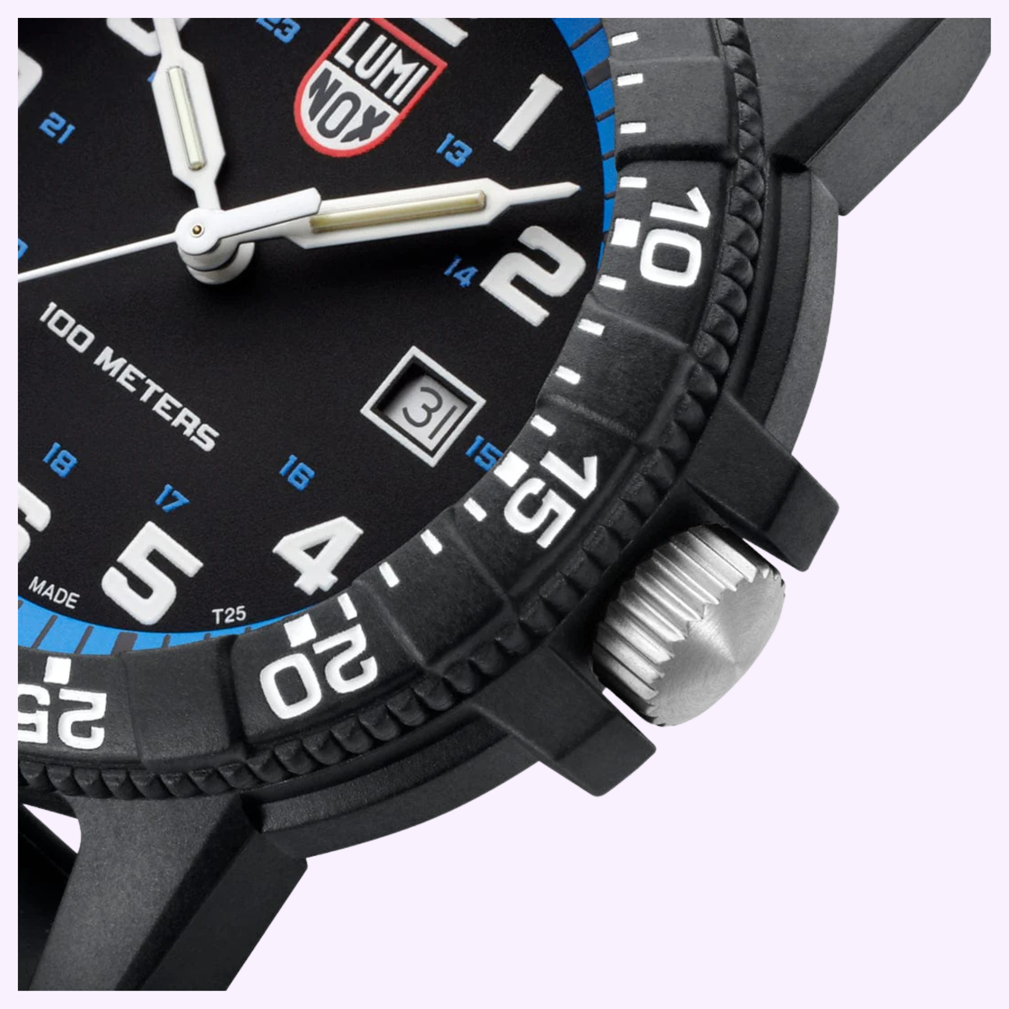 Closeup View Luminox Watches Leatherback Sea Turtle Giant XS.0324 