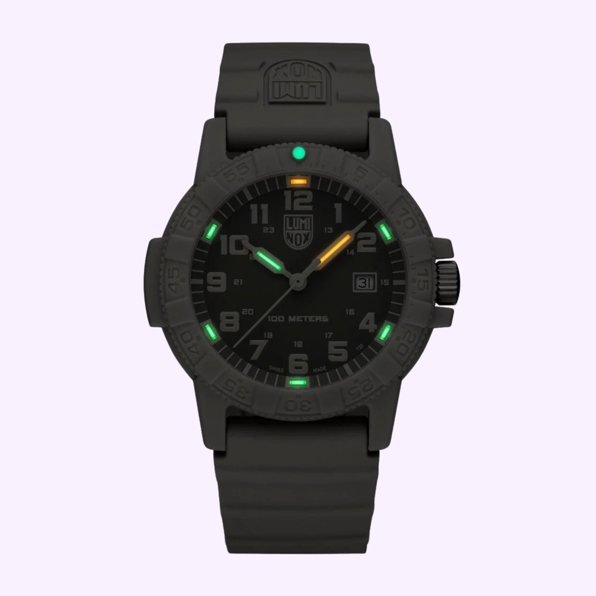 Front View 2 Luminox Watches Leatherback Sea Turtle Giant XS.0326