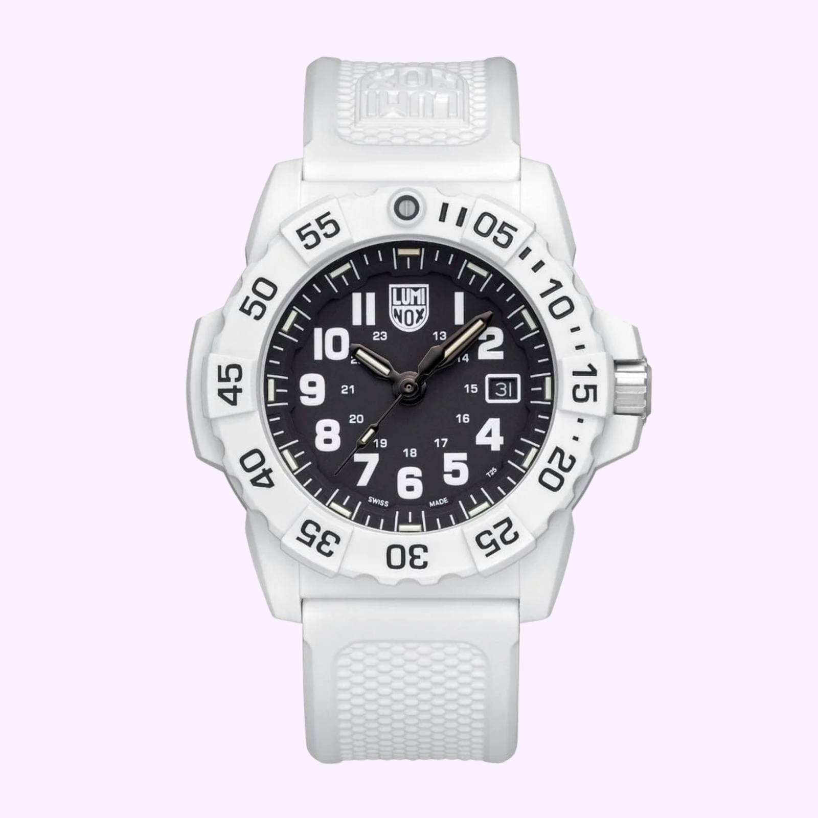Luminox 3050 ホワイト ラバーベルト 時計 Luminox Watches Navy SEAL 3500 XS.3507.WB – Lexor Miami