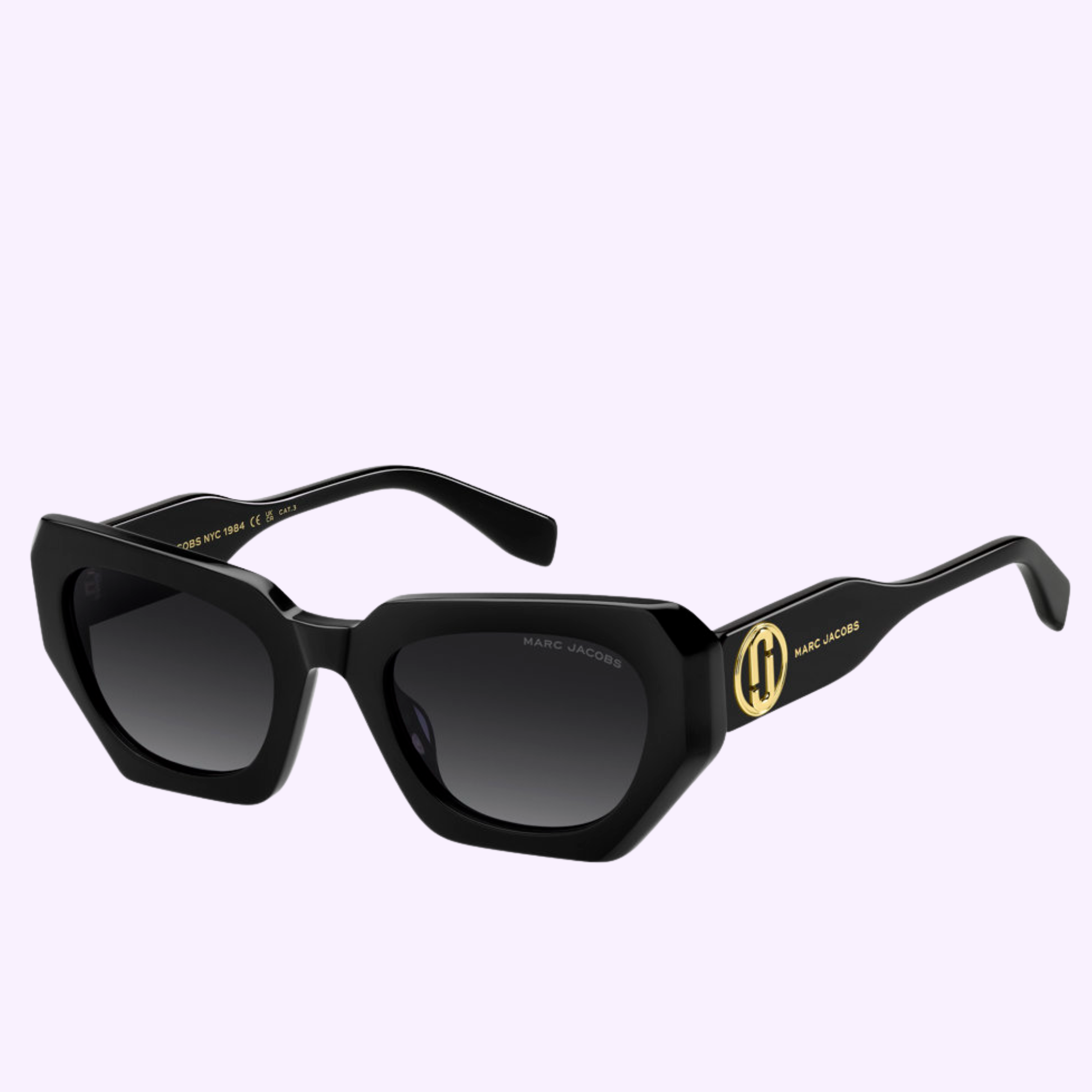 Angle View MARC JACOBS Sunglasses MARC 851/S 807 BLACK