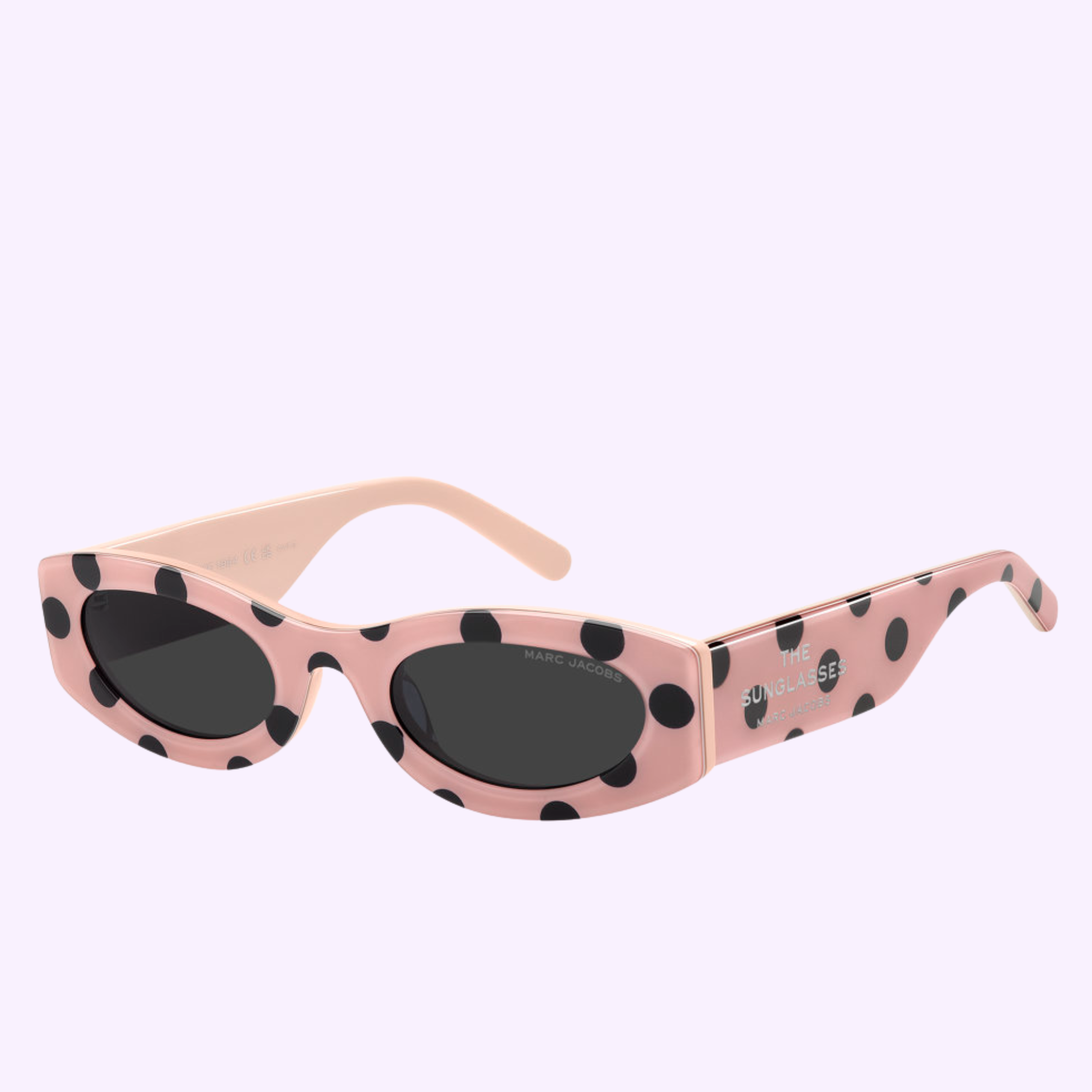 Angle View MARC JACOBS Sunglasses MARC 858/G/S/US 130 PINK BLCK