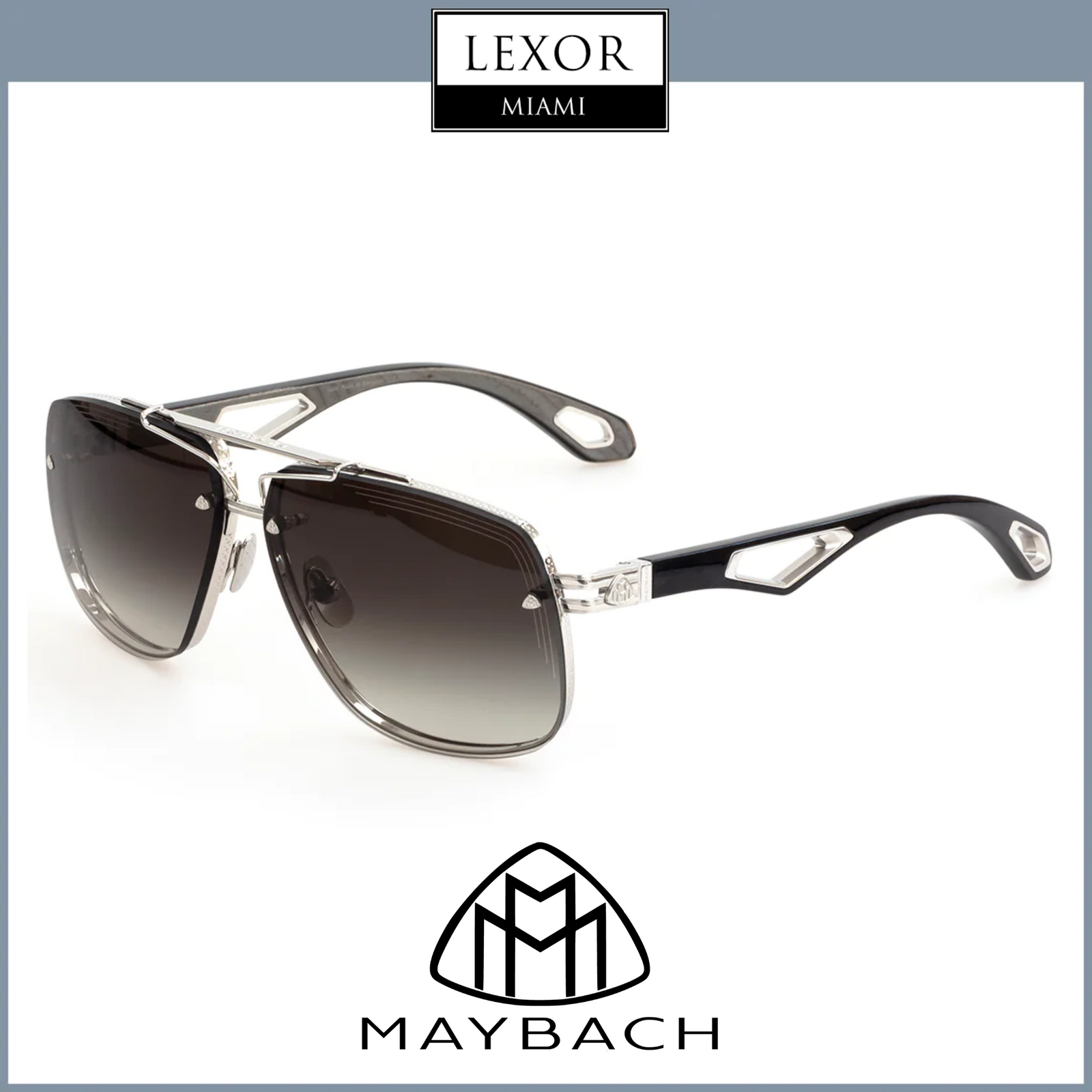 Maybach THE KING II P-WCK-Z35 63-12-145 Man Sunglasses – Lexor Miami
