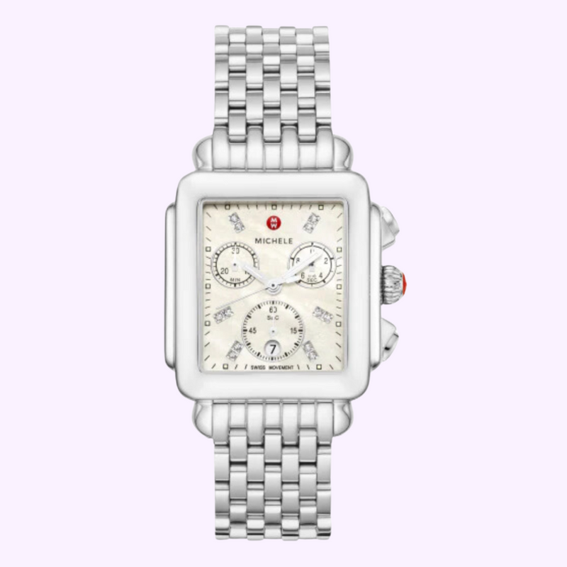 Michele MWW06A000778 Deco Stainless Steel Watch