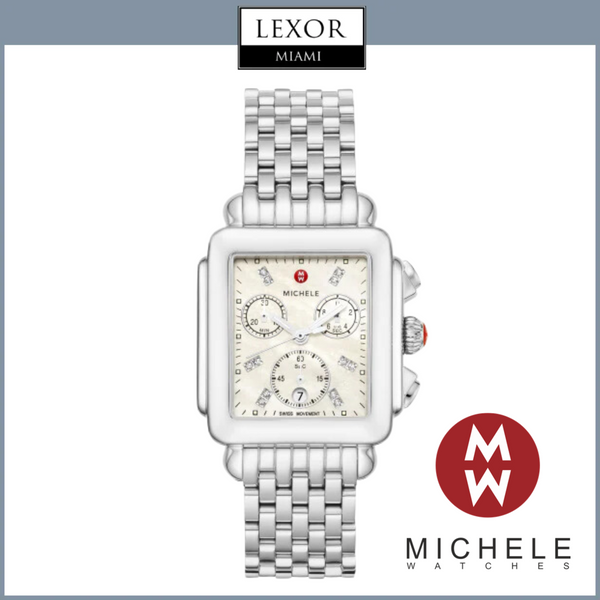 Reloj de acero inoxidable Michele MWW06A000778 Deco