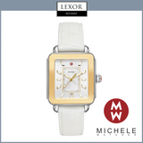 Michele MWW06K000014 Deco Sport White Silicone Strap Women Watches