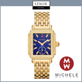 Reloj Michele MWW06V000126 Deco Mid Gold con diamantes en acero inoxidable