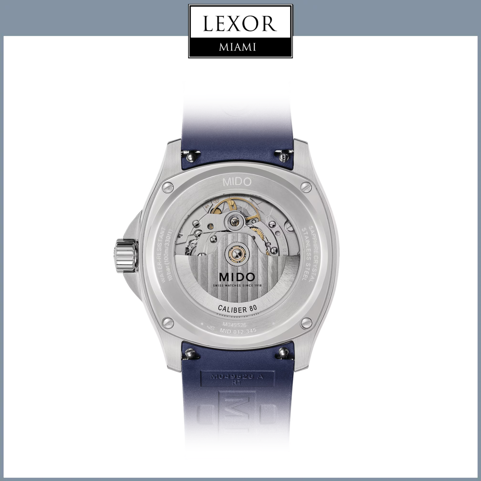 Mido M0495261704100 MULTIFORT TV BIG DATE Watches – Lexor Miami