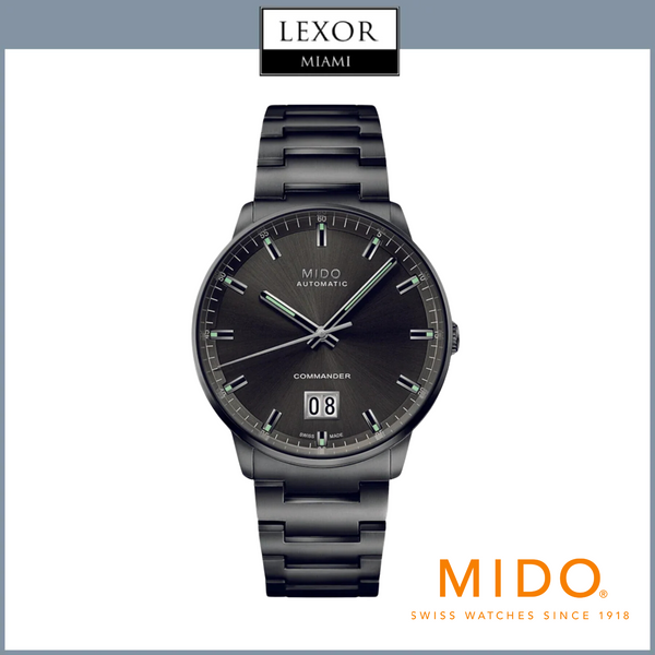 Mido M0216263306100 Commander Big Date Automatic Bracelet, 42mm Men Watches Lexor Miami