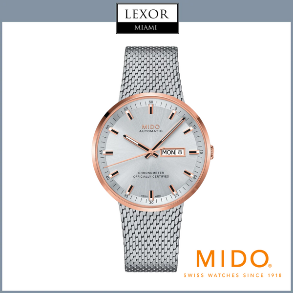 Mido M0316312103100 Commander Bico Silver Dial Unisex Watches