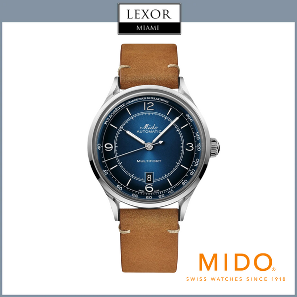 Mıdo M0404071604000 Multifort Pulsemeter Automatic Leather Strap Watch