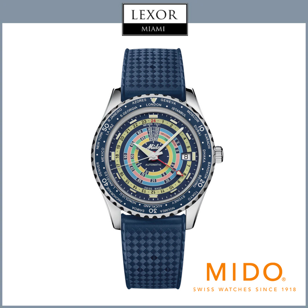 Mido Watch SPECIAL EDITION OCEAN STAR DECOMPRESSION WORLDTIMER M026.829.17.041.00 Men  (1 EXTRA STRAP)