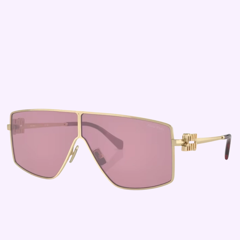 Gafas de sol para mujer MIU MIU 0MU 51ZS ZVN50D 69 de metal pulido