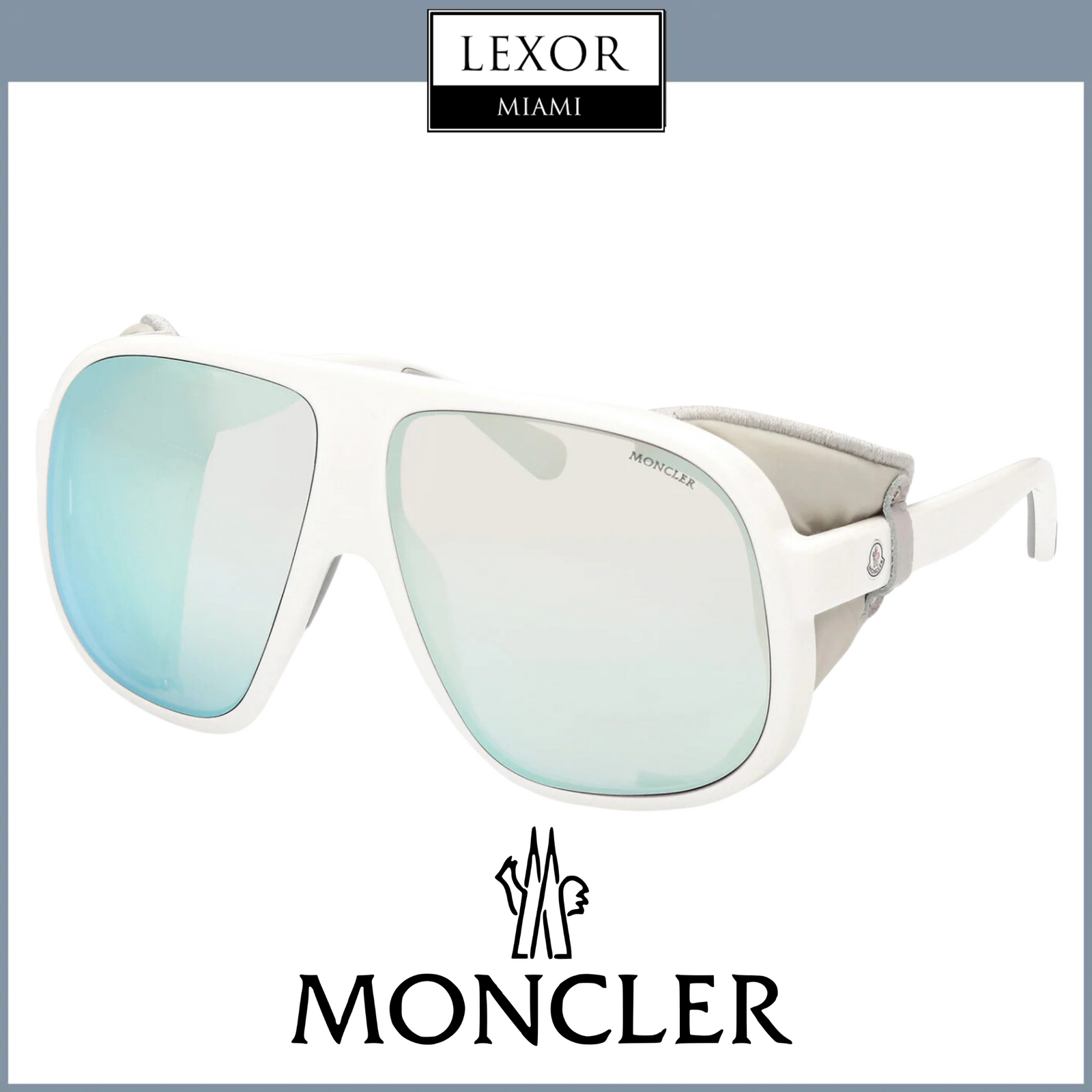 Moncler Diffractor ML0206 24C 66 Unisex Injected Sunglasses