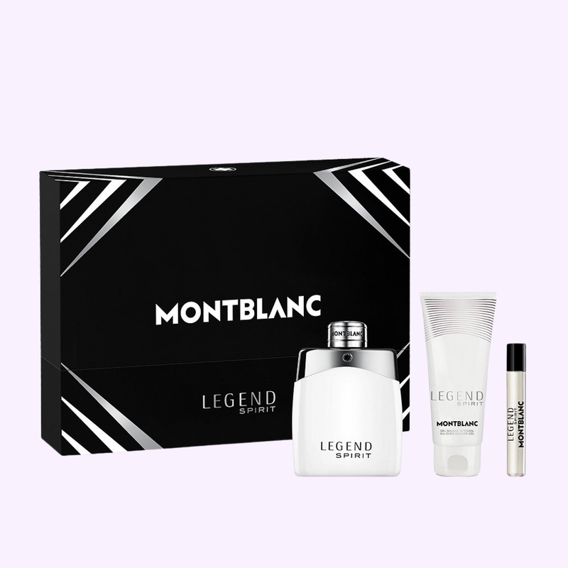 MONT BLANC LEGEND SPIRIT 3.4 EDT M+3.4 SH/G+7.5 ML Men Perfume Set