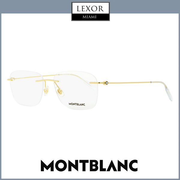 Mont Blanc MB0075O 002 56 Optical Frame Man Metal