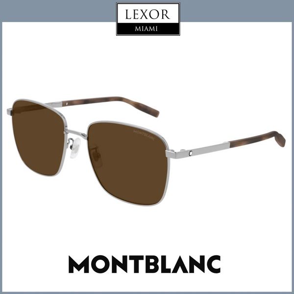 Mont Blanc MB0082SK 003 58 Sunglasses Unisex