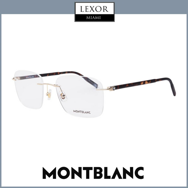 Montblanc MB0222O 006 56 Metal Injected Men Optical Frame