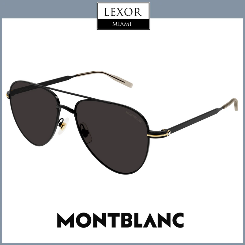 Montblanc MB0235S-001 57  Sunglass MAN METAL