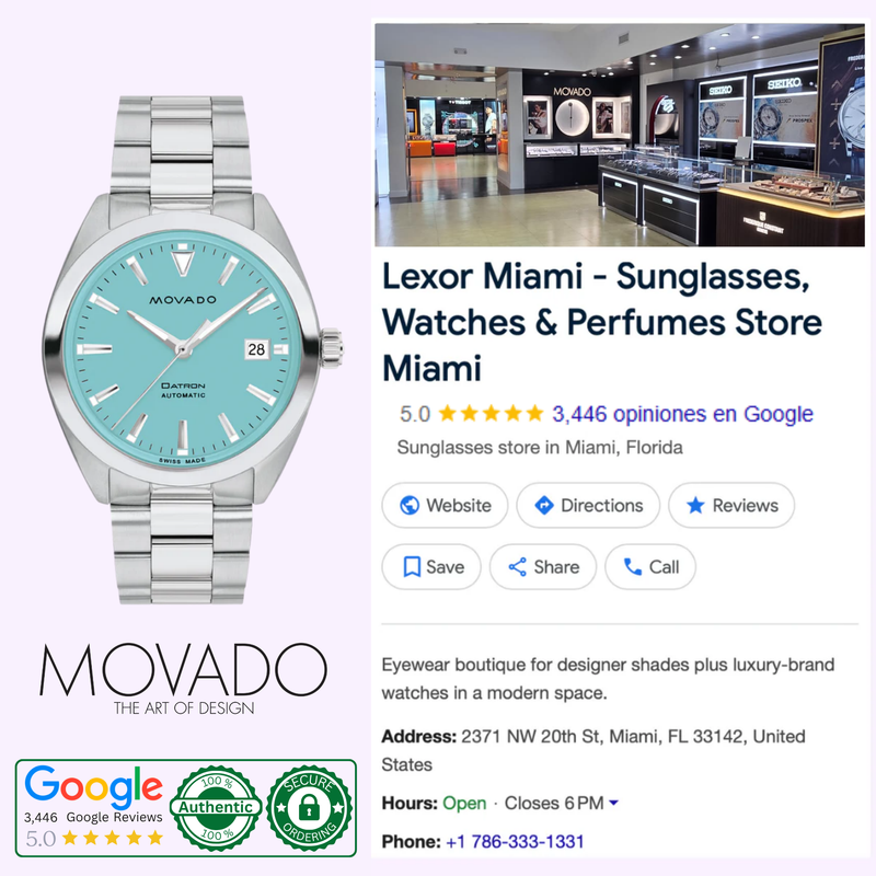 MOVADO WATCHES Heritage Series Datron Automatic 3650175 – Lexor Miami MOVADO WATCHES Heritage Series Datron Automatic 3650175 – Lexor Miami