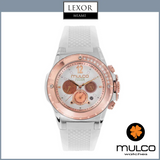 Mulco MW3-19495-013 Blue Marine Fusion White Silicone Strap Women Watches