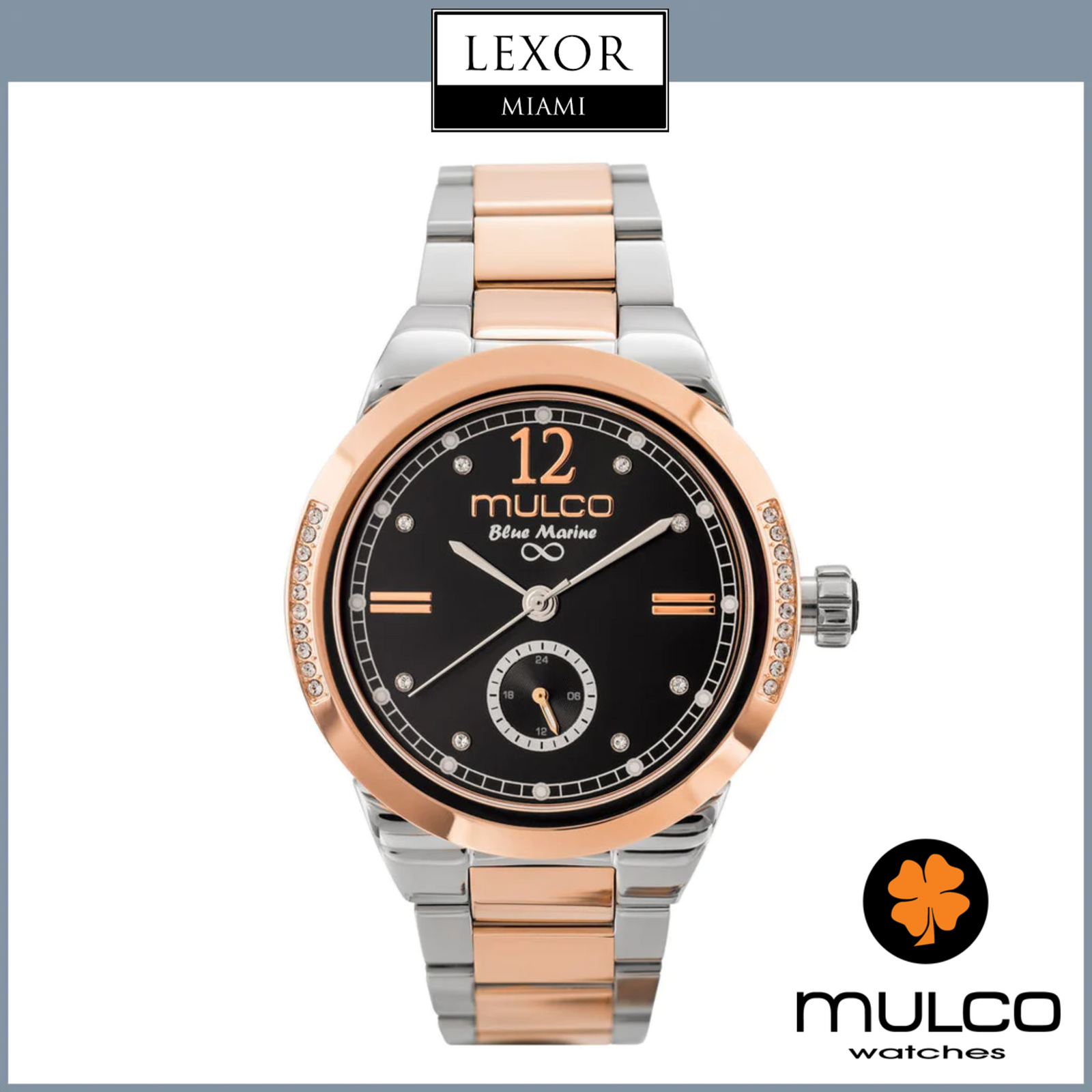 Mulco Copper and Black Women\'s Watch Mulco Ladies Nuit Mia Quartz // MW5-1962-445 - Assorted  main image 4