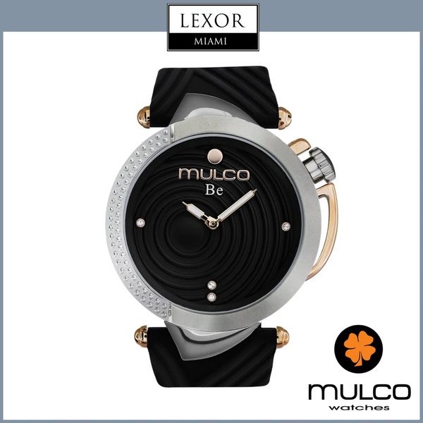 Mulco MW5 4822 021 Be Zen Black Silicone Strap Women Watches
