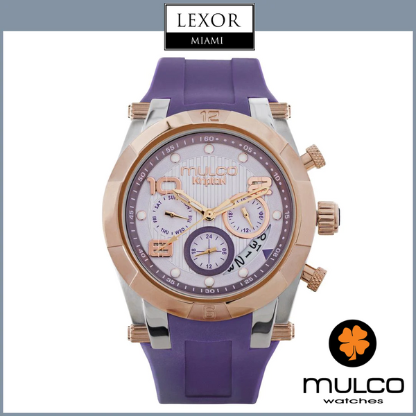 Mulco MW5 5249 063 Kripton Lady - Reloj de mujer con correa de silicona morada