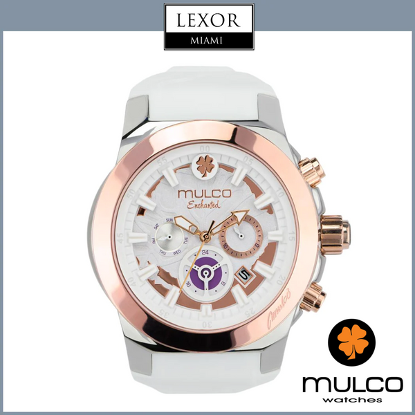 Mulco MW5 5673 013 Enchanted Maple White Silicone Strap Women Watches