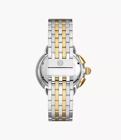 Michele MWW21A000069 Serein Two-Tone 18K Gold-Plated Diamond Watch
