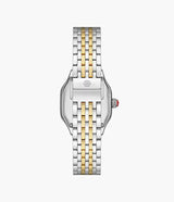 MICHELE MWW33B000009 Meggie Two-Tone 18K Gold-Plated Diamond Dial Watch