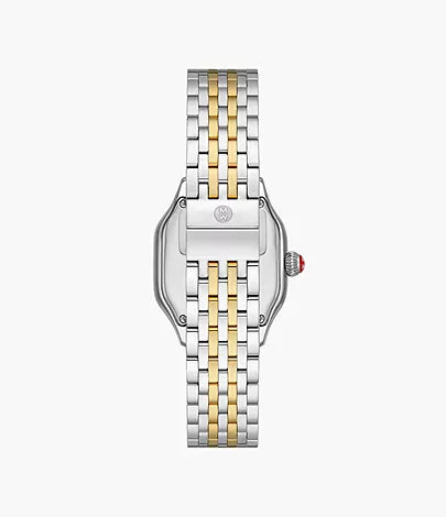 MICHELE MWW33B000009 Meggie Two-Tone 18K Gold-Plated Diamond Dial Watch