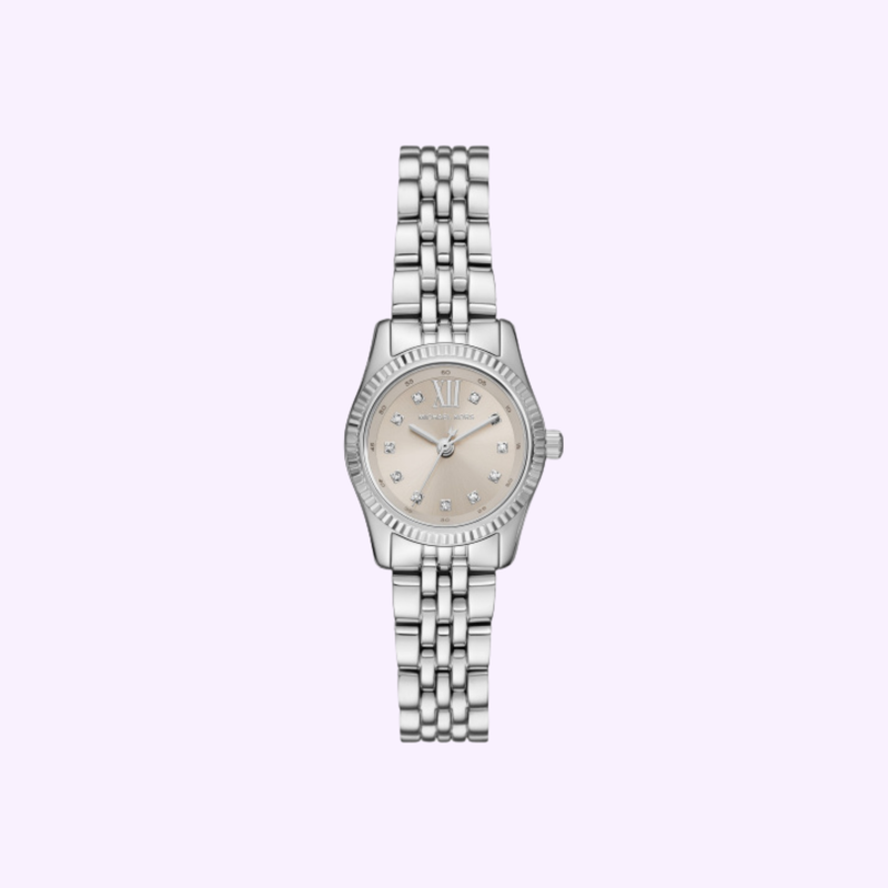 Michael Kors Women's Petite Lexington Watch, Silver