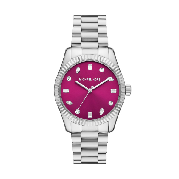 Michael Kors MK7443 Stainless Steel Silver Pink Woman Watch