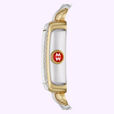 Reloj para mujer Michele MWW06T000144 Deco Madison con correa de acero inoxidable y diamantes en dos tonos